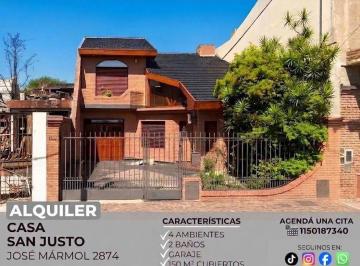 RUS-RUS-11420_2 · Alquiler de Casa 4 Ambientes - San Justo