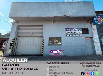 RUS-RUS-11343_2 · Alquiler Galpón 375 m Villa Luzuriaga