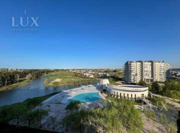 Departamento · 126m² · 4 Ambientes · 1 Cochera · Departamento en Venta con Renta de 3 Habitaciones con Vista Al Lago y Golf en Yoo 1, Nordelta
