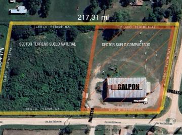 Bodega-Galpón · 1m² · 5 Ambientes · Galpon Industrial con Oficinas, Sobre Terreno de 2,5 Ha, a m de Ruta 11