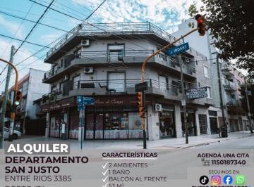 RUS-RUS-11386_2 · Alquiler Departamento 2 Ambientes - San Justo