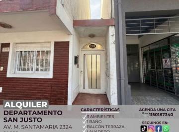 RUS-RUS-11441_2 · Alquiler Departamento 3 Ambientes - San Justo