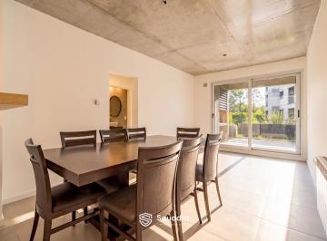 Departamento · 45m² · 2 Ambientes · 1 Cochera · Venta - Departamento de 1 Dormitorio con Patio y Cochera - Barrio Ocho Sauces, Funes.