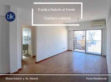 Departamento de 3 ambientes, Flores · Venta - Departamento de 3 Ambientes C/ Balcon Todo Al Frente - Cochera - Super Luminoso - Impecable!