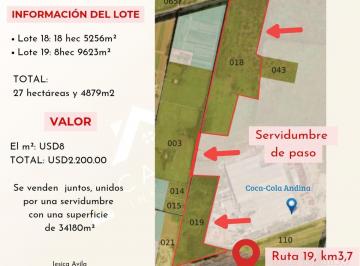 Terreno , Córdoba · Oportunidad Para Desarrollo Industrial | Al Lado de La Planta de Coca - Cola con Salida a 2 Rutas