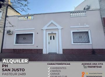 RUS-RUS-11492_2 · Alquiler Departamento Tipo PH 3 Ambientes - San Justo