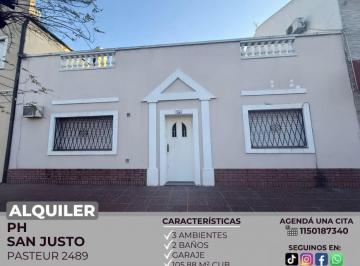 RUS-RUS-11492_2 · Alquiler Departamento Tipo PH 3 Ambientes - San Justo