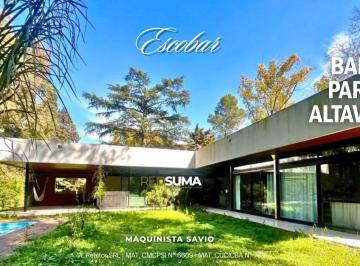 rs:mwjxlhc33fy02nlv8nbp8dls · Casa en Venta 5 Amb – Barrio Abierto Parque Alta Vista (Sin Expensas), Maquinista Savio, Escobar