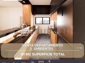 Departamento · 81m² · 3 Ambientes · Venta Departamento 3 Ambientes Bernal Centro