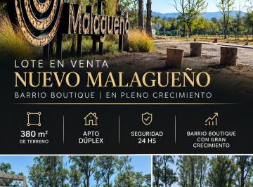 Terreno , Malagueño · Lote en Nuevo Malagueño