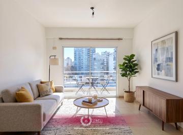 Departamento · 42m² · 2 Ambientes · Alquiler Departamento Semipiso 2 Ambientes Nuevo 42 m² con Balcón Al Contrafrente en Almagro