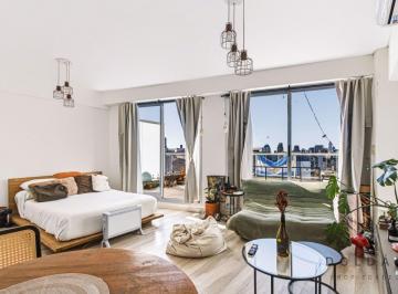 Departamento de 1 ambiente, Villa Crespo · Monoambiente a Estrenar en Piso Alto con Balcón Terraza – Palermo - Villa Crespo