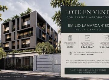 Terreno · 521m² · Venta Lote con Planos Aprobados Villa Devoto