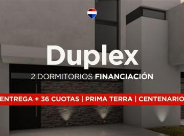 Casa · 118m² · 4 Ambientes · 1 Cochera · Venta Duplex en Pozo B Prima Terra Centenario