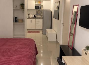 Departamento de 1 ambiente, Barrio Norte · Alquiler Monoambiente con Patio Amoblado