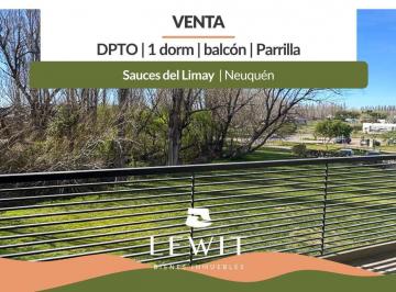 Departamento · 60m² · 2 Ambientes · 1 Cochera · Venta Departamento 1 Dormitorio| Barrio Privado Sauces del Limay| Neuquen