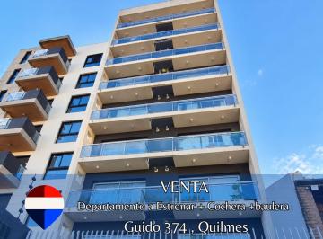 Departamento · 40m² · 2 Ambientes · 1 Cochera · Departamento a Estrenar + Cochera + Baulera Quilmes