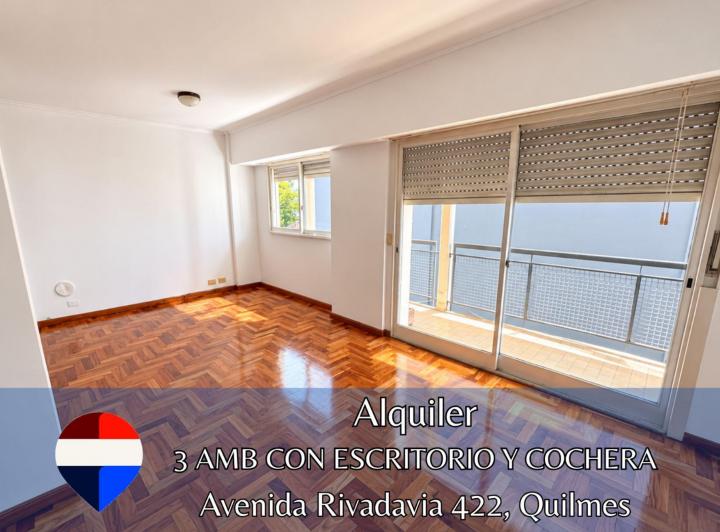 Departamento · 92m² · 3 Ambientes · 1 Cochera