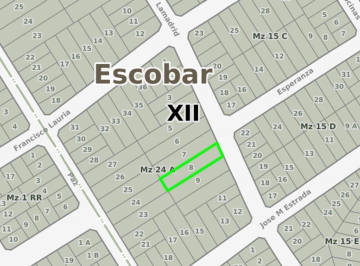 Terreno · 637m²