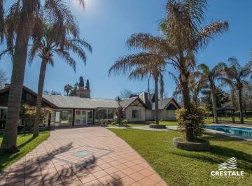 Casa · 450m² · 6 Ambientes · 4 Cocheras · Venta / Permuta - Casa 3 Dorm. con Complejo Deportivo Privado - Los Olmos, Roldán.