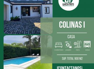 Casa · 900m² · 6 Ambientes · 4 Cocheras · Casa en Colinas I