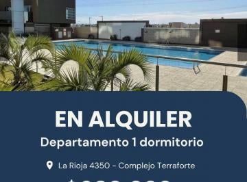 Departamento de 2 ambientes, Córdoba · Departamento de 1 Dormitorio en Alquiler - Complejo Terraforte