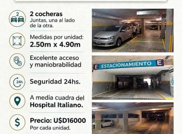 Garage , Almagro · Cochera a m del Hospital Italiano