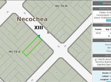Terreno · 400m² · Venta Lote 400 m Necochea