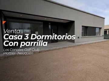 Casa · 150m² · 4 Ambientes · 1 Cochera · Venta Casa 3 Dorm. - Los Canales de Plottier Golf Club - Plottier