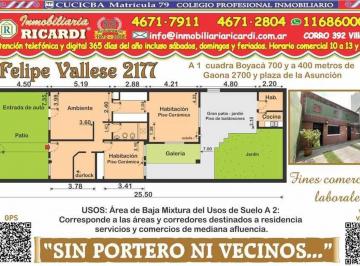 Casa · 120m² · 3 Ambientes · 1 Cochera · Sin Portero Ni Vecinos Antigua Valor Lote 8x25,50