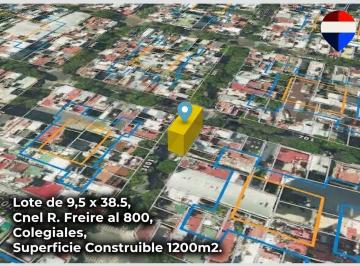 Terreno · 364m² · Excelente Lote 9,5x38,5 m Usab2 en Venta Colegiales