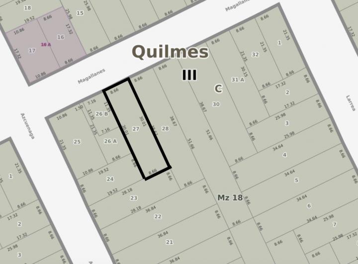 Terreno · 90m² · 4 Ambientes