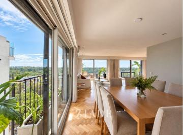 Departamento · 180m² · 4 Ambientes · 2 Cocheras · Excelente Piso con Vista Al Río E Hipódromo 2 Cocheras y Baulera