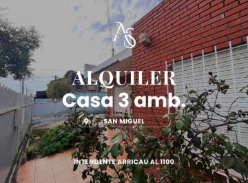 Casa · 3 Ambientes · 2 Cocheras · Casa en San Miguel
