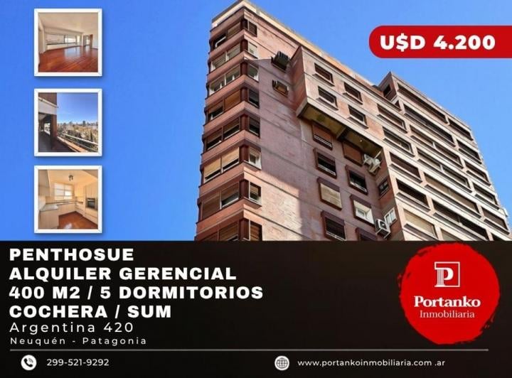 Departamento · 390m² · 8 Ambientes · 1 Cochera