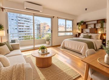 Departamento · 44m² · 1 Ambiente · Monambiente Divisible en Ele de 47 m² Al Contrafrente con Balcon