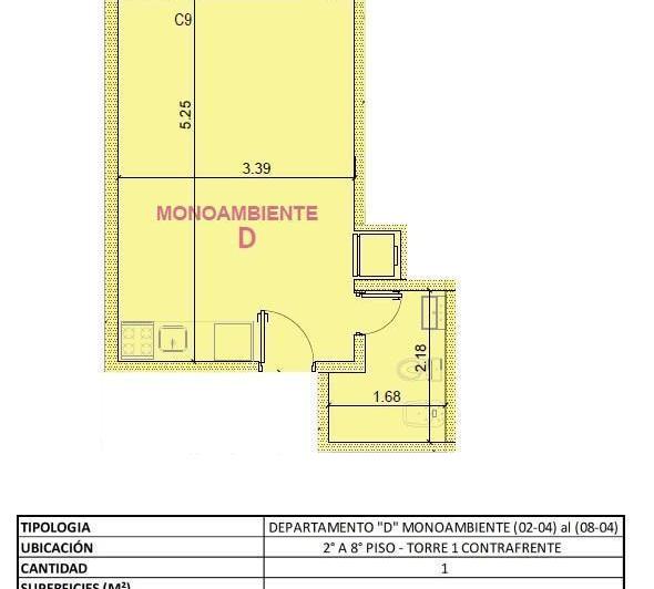 Departamento · 25m²