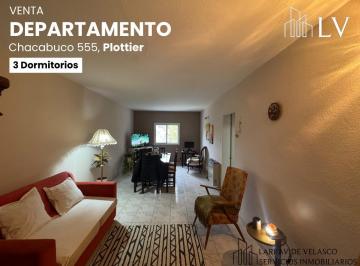 Departamento · 83m² · 5 Ambientes · 1 Cochera · Departamento en Venta, Chacabuco 555 - Plottier