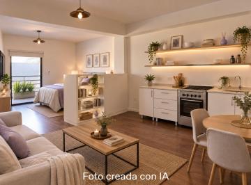 Departamento · 44m² · 1 Ambiente · Alquiler Monoambiente Dividido 44 m² + Patio + Balcón