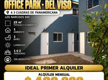 Departamento de 1 ambiente, Pilar · Monoambiente en Alquiler - Office Park - del Viso