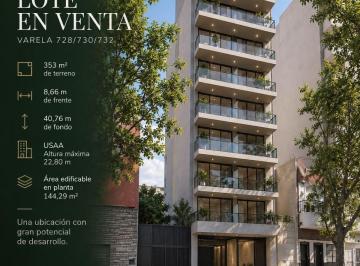 Terreno , Flores · Venta – Lote Ideal Desarrollo – Av Varela – Flores