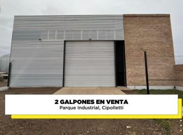 Bodega-Galpón · 357m² · 2 Galpones en Venta Cipolletti, Parque Industrial