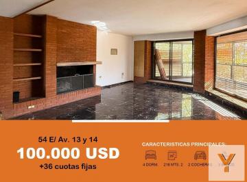 Departamento · 218m² · 8 Ambientes · 2 Cocheras · Departamento en Venta - 3 Dorm. 3 Baños - Cochera - La Plata