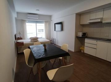 Departamento de 1 ambiente, Rosario · Impecable Monoambiente Amoblado Integro, con Terraza, Parrillero y Espejo de Agua - Calidad Superior