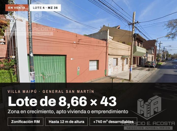 Terreno · 375m²