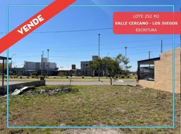 Terreno · 252m² · Lote en Venta Valle Cercano. Los Juegos. con Escritura. Apto Duplex.