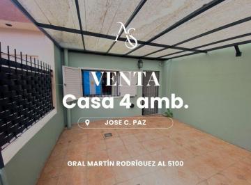 Casa · 75m² · 4 Ambientes · Casa - Jose Clemente Paz