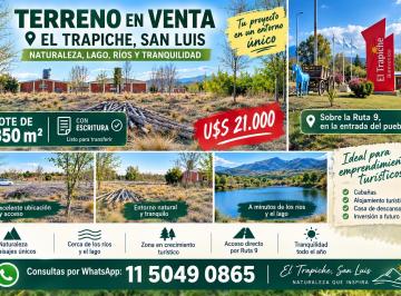 Terreno , El Trapiche · Excelente Lote