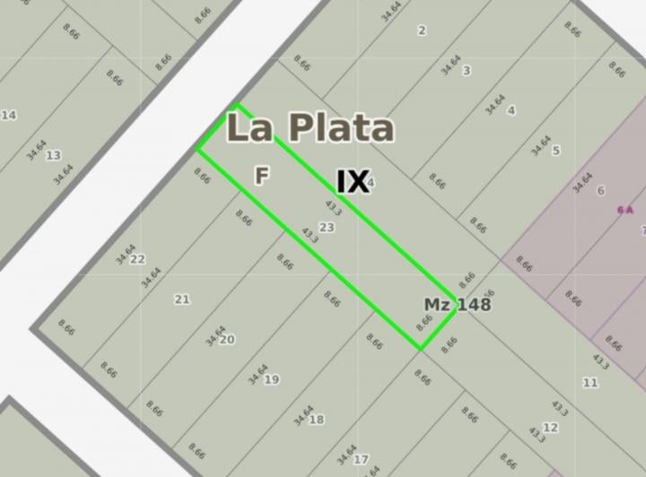 Terreno en venta en Villa Parque Sicardi
