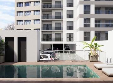 Departamento · 91m² · 3 Ambientes · 1 Cochera · Semipiso Corrientes 34 — Cochera a Elección (Subsuelo o Nivel) — Rooftop con Sum y Gym